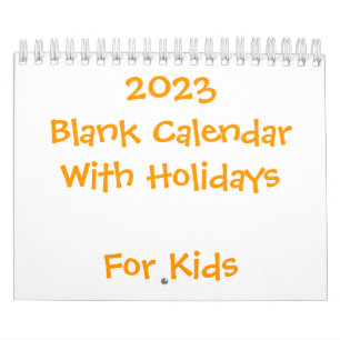 Calendrier 2023 Pour Enfants