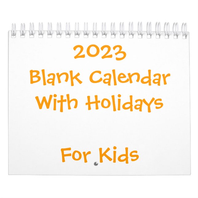 Calendrier 2023 Pour Enfants (Protection)