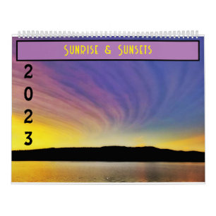 Calendrier 2023 Sunrise & Sunsets   Idaho