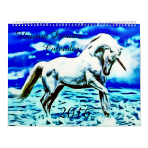 Calendrier 2023 Unicorn Dreams Airbrush Art