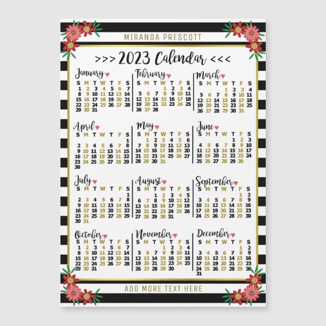 Calendrier 2023 (Voir la description pour la versi (Devant)