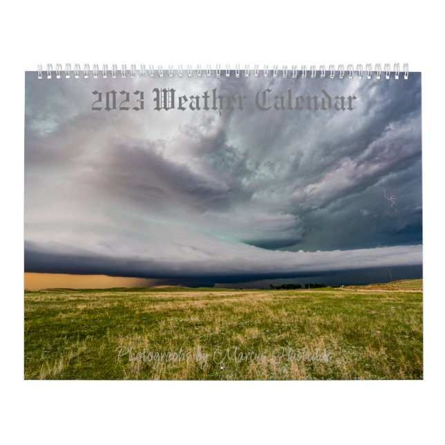 Calendrier 2023 Weather Calendar by Marcus Hustedde (Protection)