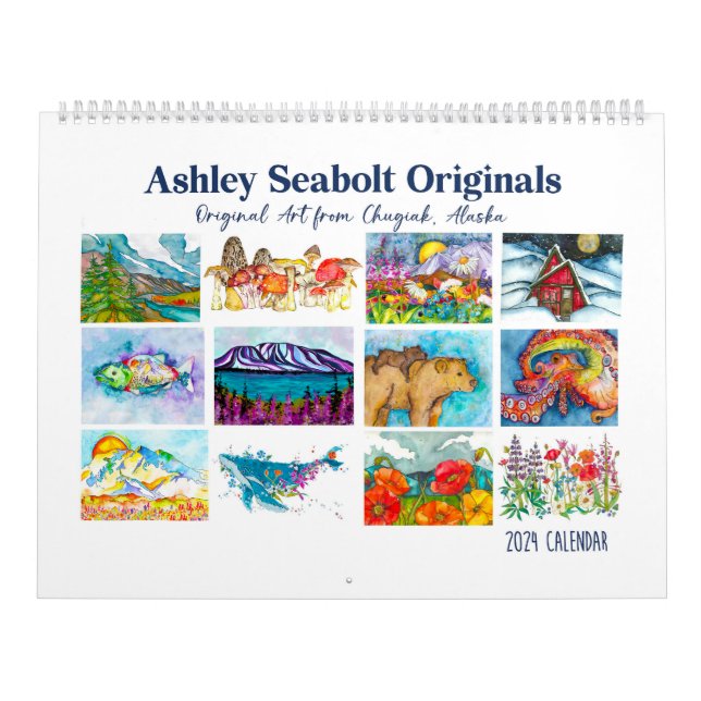 Calendrier 2024 Ashley Seabolt Originals (Protection)