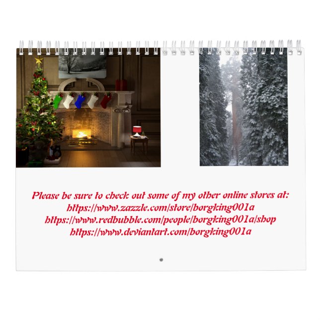 Calendrier 2024 de Borg King (Dos)