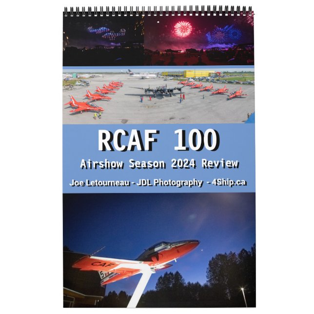 Calendrier 2024 de l'Aviation royale du Canada 100 (Protection)