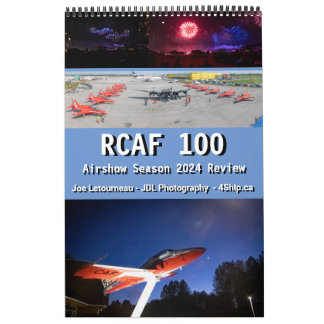 Calendrier 2024 de l'Aviation royale du Canada 100