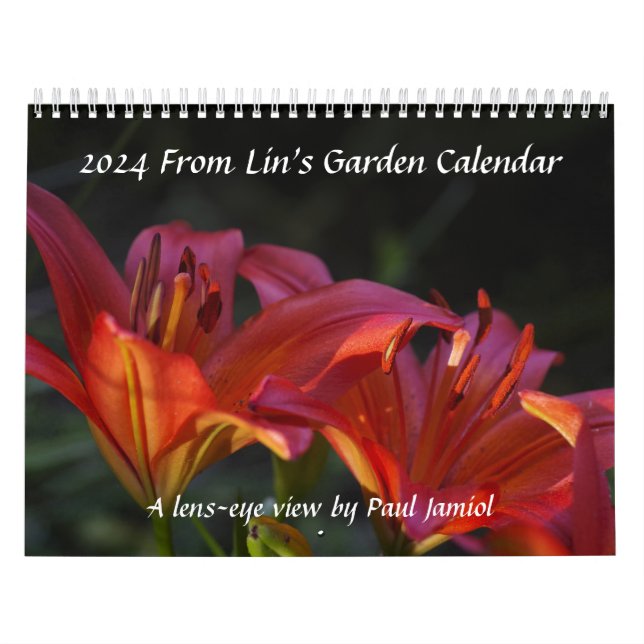 Calendrier 2024 De Lin's Garden Calendar (Protection)