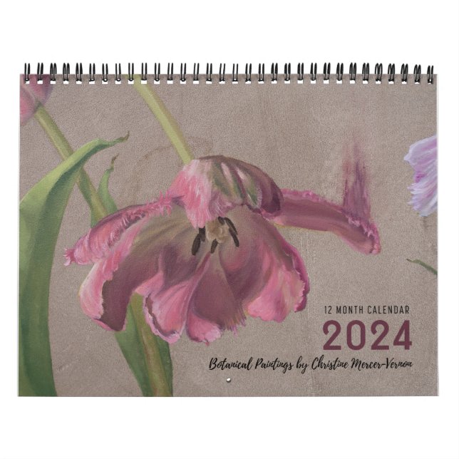 Calendrier 2024 Floral Botanical Art (Protection)