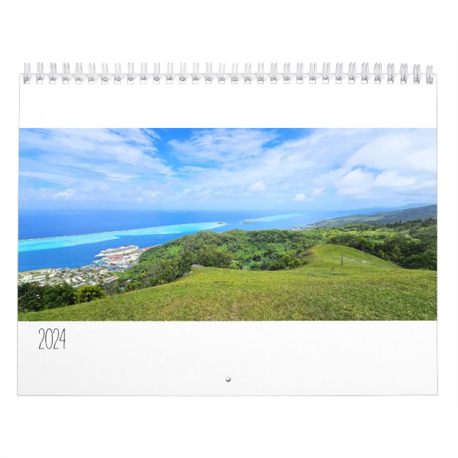 Calendrier 2024 - Louisiane, Espagne, Pacifique Su (Protection)