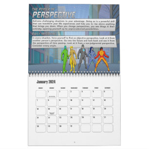Calendrier 2024 Maîtrisez vos superpuissances