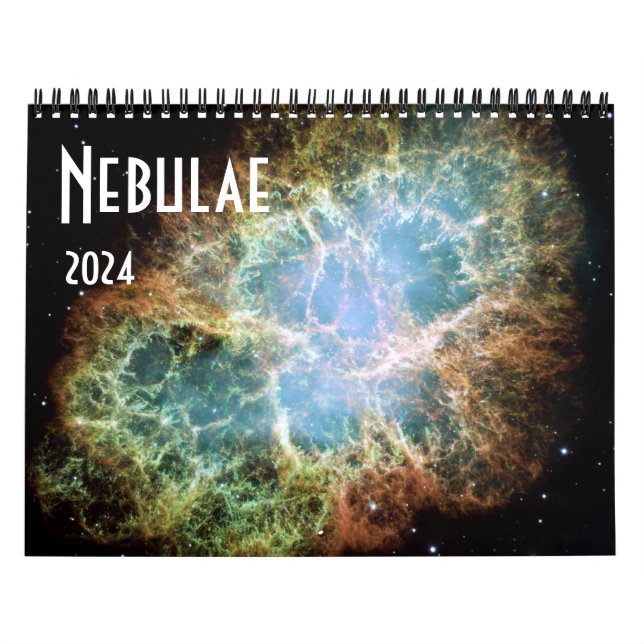 Calendrier 2024 NASA Space Nebulae Astronomy Stars (Protection)