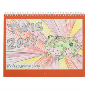 Calendrier 2024 TWIS #blairsanimalcorner