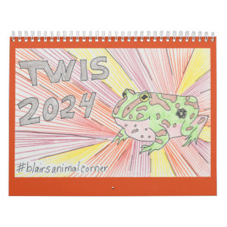 Calendrier 2024 TWIS #blairsanimalcorner