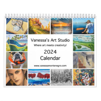 Calendrier 2024 Vanessa's Art Studio