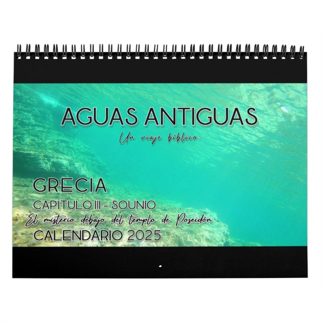 Calendrier 2025 AGUAS ANTIGUAS : Un viaje bíblico Casquette.  (Protection)