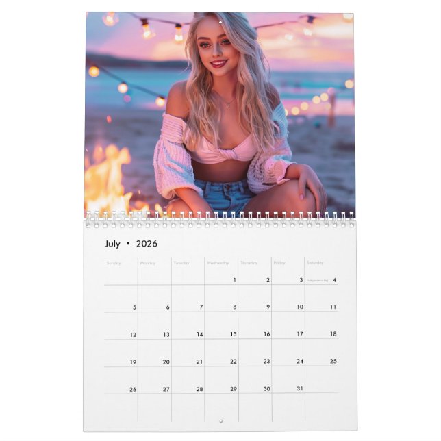 Calendrier 2025 - Amanda Sinclair (Jul 2026)