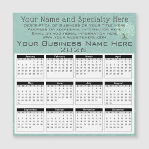 Calendrier 2025 Arbre de feuilles cardiaques Flora