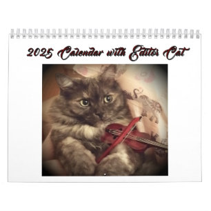 Calendrier 2025 avec l'éditeur Cat par RoseWrites