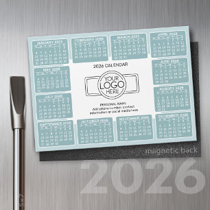 Calendrier 2025 avec logo Contact Information Magn