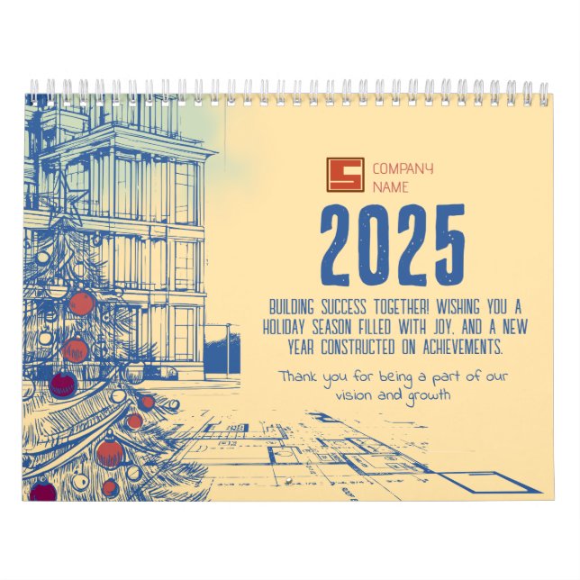 Calendrier 2025 Bâtisseurs & Architectes Marque (Protection)