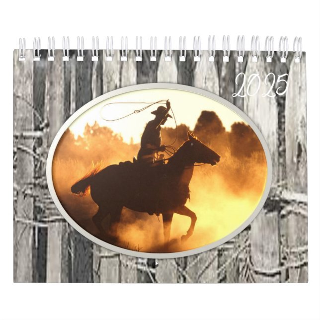 Calendrier 2025 Cowboy Country Men (Protection)