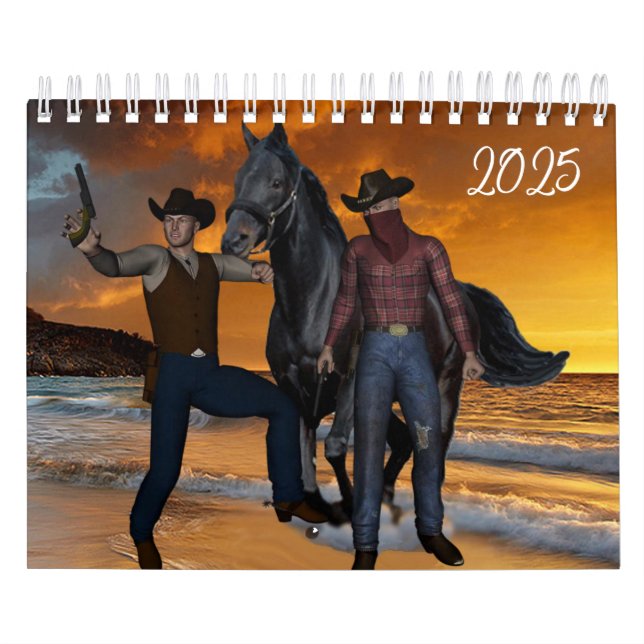 Calendrier 2025 Cowboy Country Men (Protection)