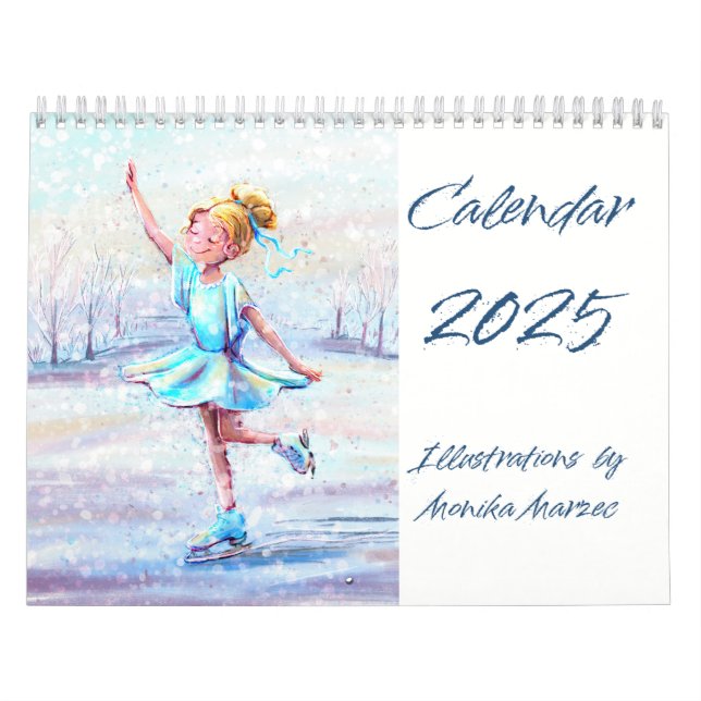 Calendrier 2025 "Danse" de Monika Marzec (Protection)