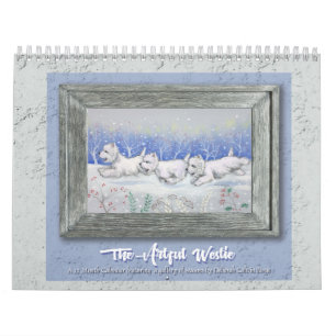 Calendrier 2025 de Borgo The Artful Westie