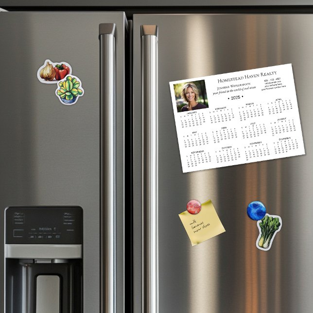 Calendrier 2025 de la photo magnétique de l'entrep (Créateur téléchargé)