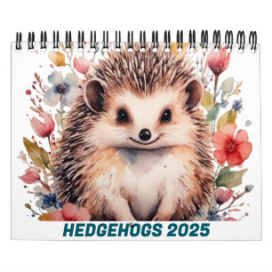 CALENDRIER 2025 DES HÉRISSONS MIGNONS