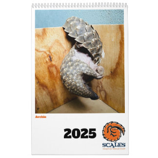 Calendrier 2025 du Fonds de Secourt Pangolin