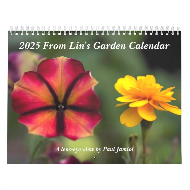Calendrier 2025 du jardin de Lin (Protection)