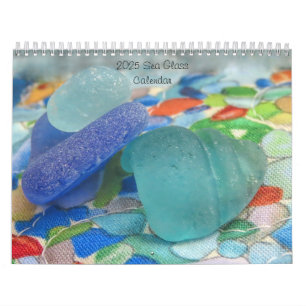 Calendrier 2025 en verre de mer