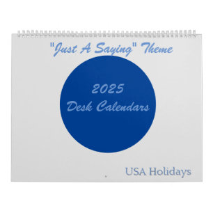Calendrier 2025 - Fêtes aux Etats-Unis