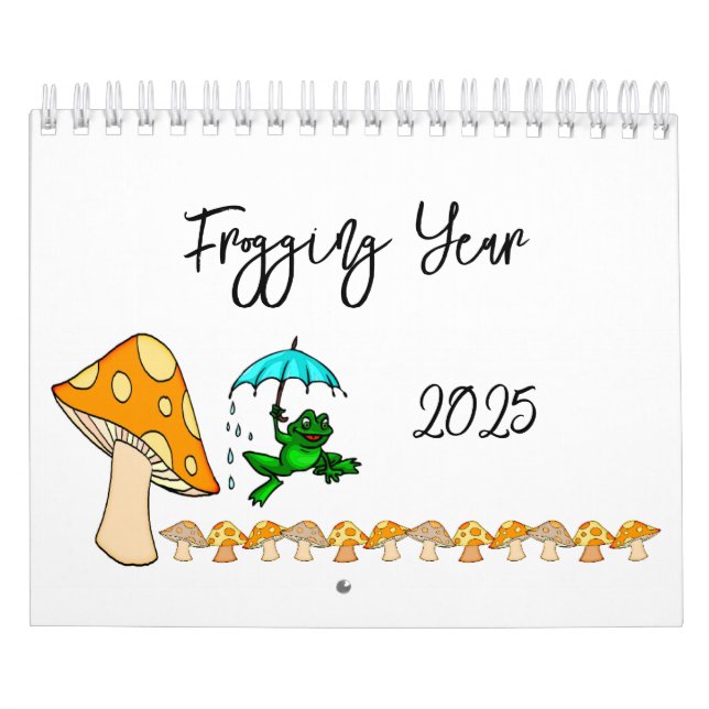 Calendrier 2025 Frogging Frogging Champignons (Protection)