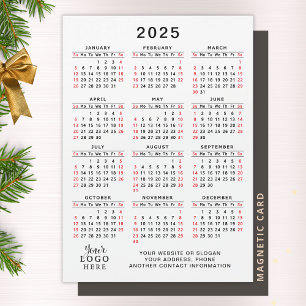 Calendrier 2025 Logo de l'entreprise Simple Busine