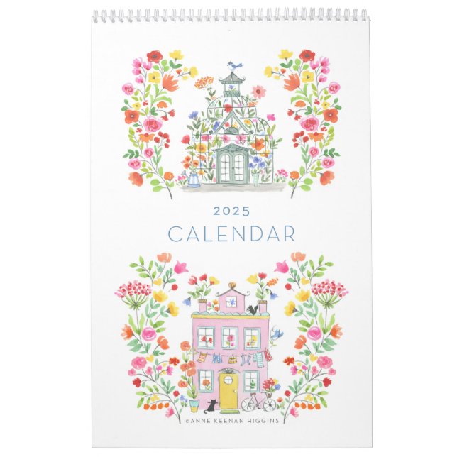 Calendrier 2025 / Moyen 17 po x 11 po / Page simpl (Protection)