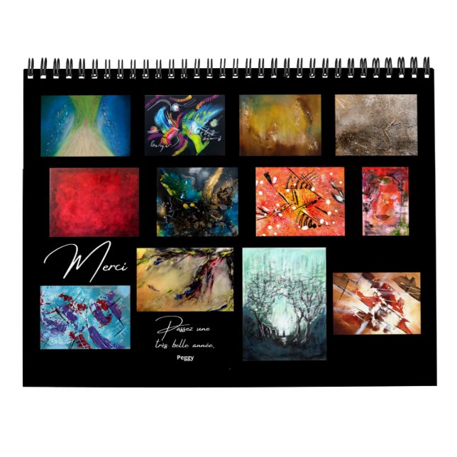 Calendrier 2025 - Peggy Drouault (Dos)