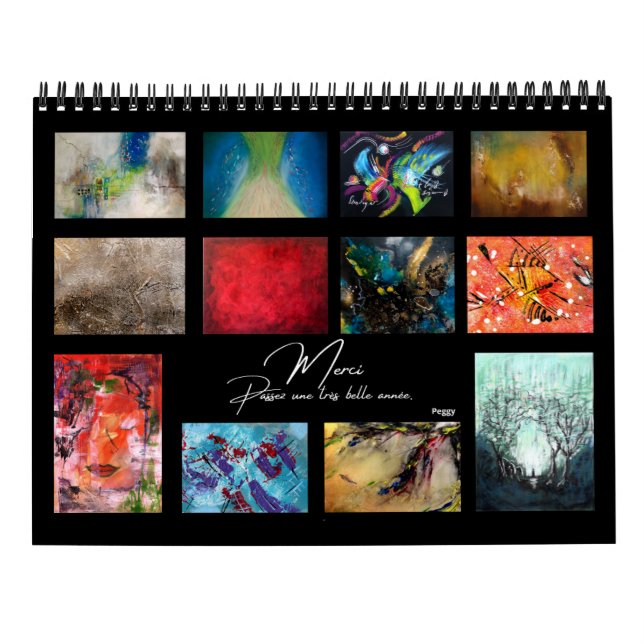 Calendrier 2025 - Peggy Drouault (Dos)