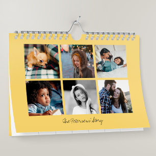 Calendrier 2025 photos de famille personnalisées créez votre 