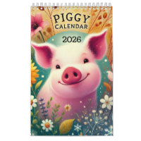 Calendrier 2025 Piggy Pig