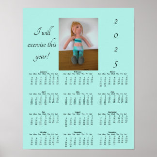 Calendrier 2025 - Poster Promise Exercise