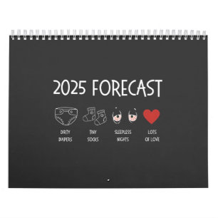 Calendrier 2025 Prévision de maman à être le Nouvel An