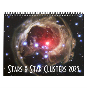 Calendrier 2025 Space Astronomy Star Clusters Universe NASA