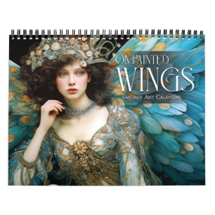 Calendrier 2025 Sur Les Ailes Peintes Fées Anges Art Imaginai