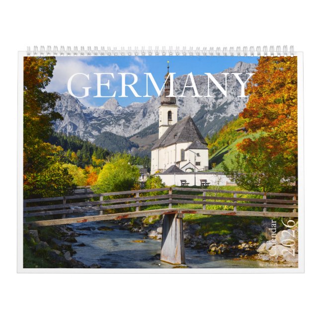 Calendrier 2026 Allemagne nature & paysage photographie (Protection)