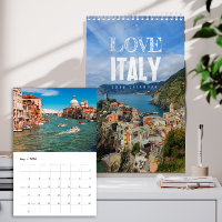 Calendrier 2026 Amour Italie