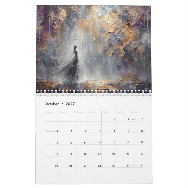 Calendrier 2026 Artistic Impressions Calendar (Australian) (Oct 2027)