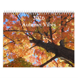 Calendrier 2026 Autumn Vibes All Year Long