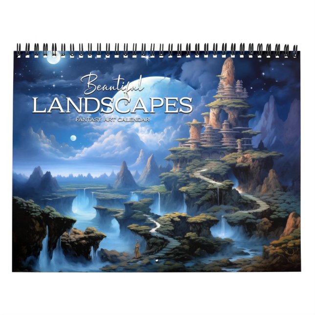 Calendrier 2026 Beaux paysages 5 Imaginaires Nightscapes (Protection)
